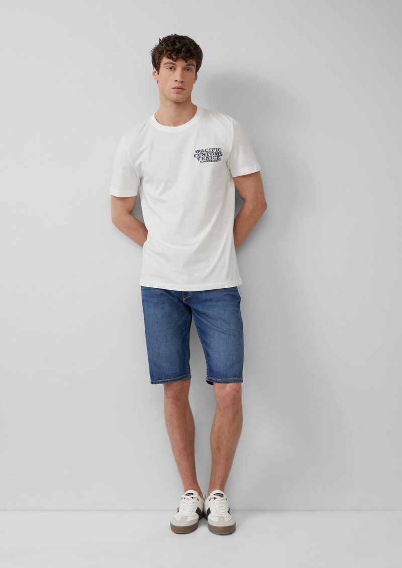 Bermuda-Jeans / Regular Fit / Mid Rise / Straight Leg