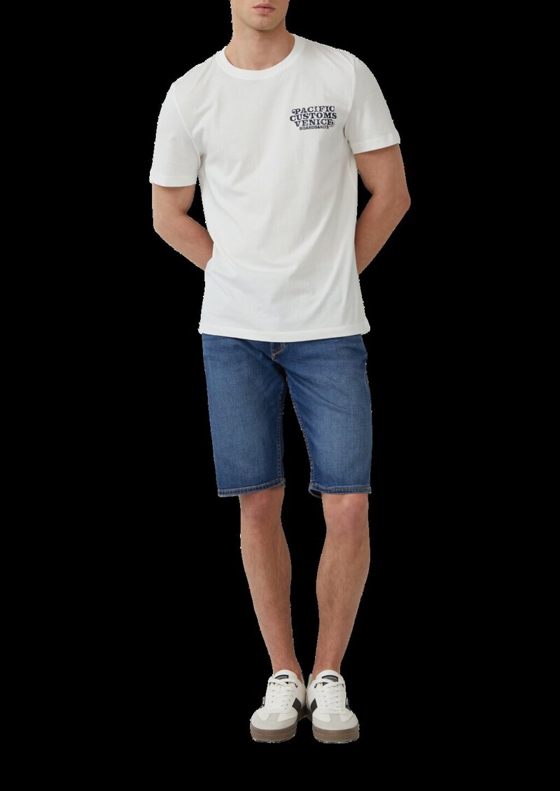 Bermuda-Jeans / Regular Fit / Mid Rise / Straight Leg