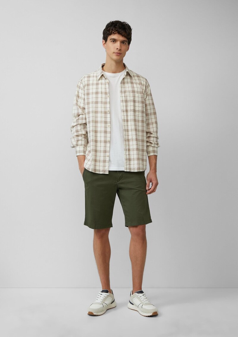 Phoenix: Chino-Shorts aus Baumwollstretch