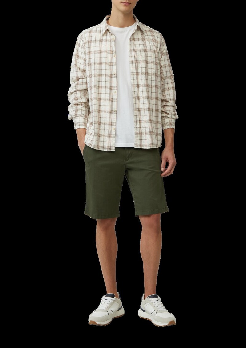 Phoenix: Chino-Shorts aus Baumwollstretch