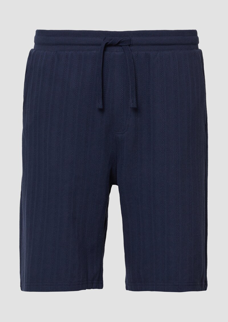 Detroit: Strukturierte Bermuda im Relaxed Fit