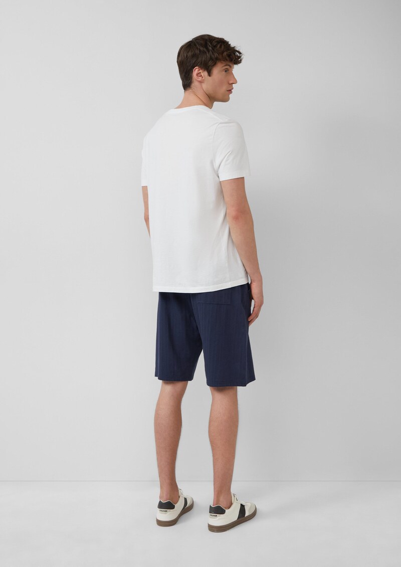 Detroit: Strukturierte Bermuda im Relaxed Fit