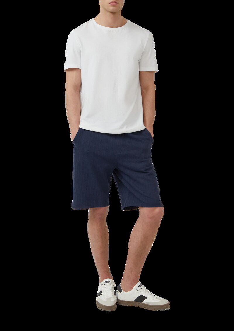 Detroit: Strukturierte Bermuda im Relaxed Fit