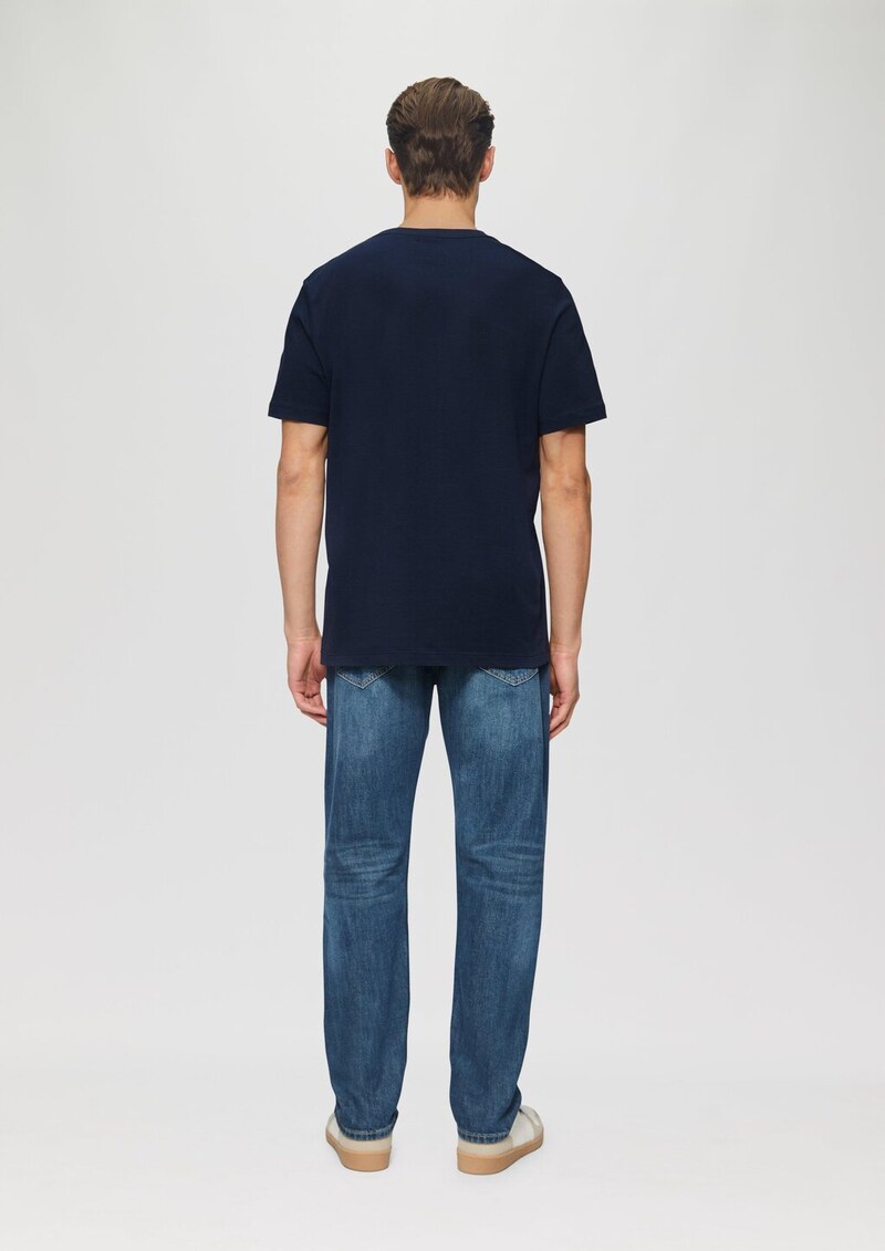 Baumwoll-T-Shirt mit Fotoprint