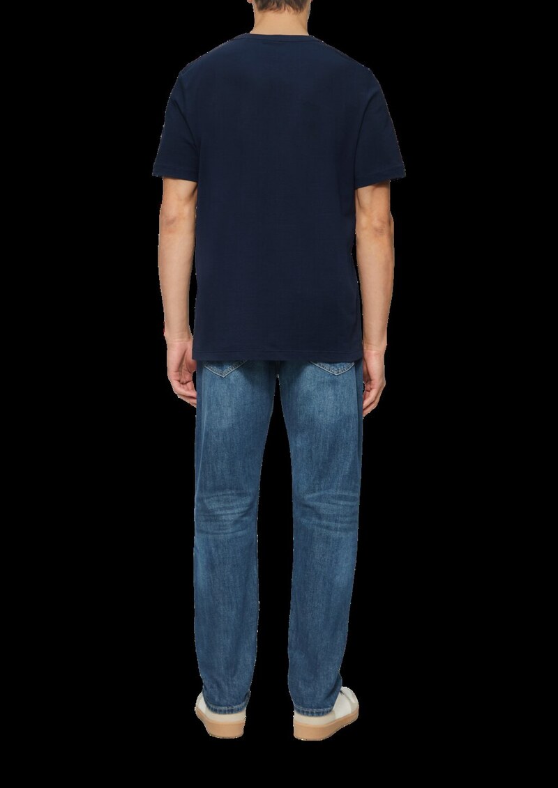 Baumwoll-T-Shirt mit Fotoprint