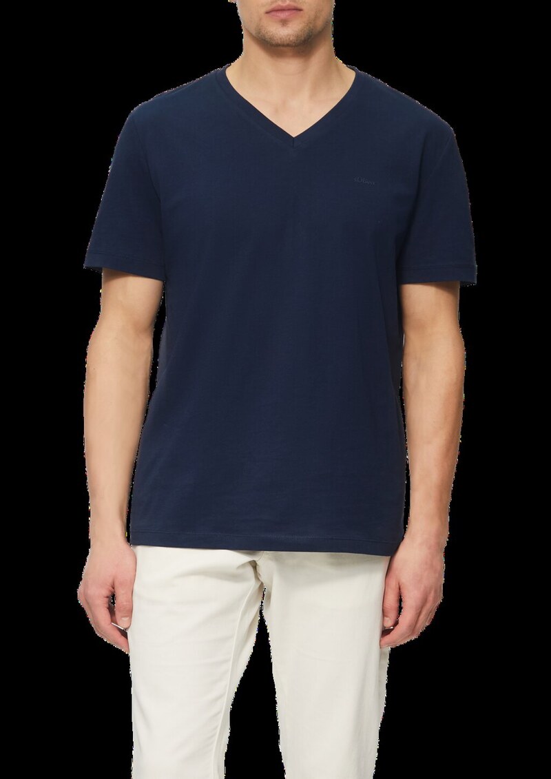 Baumwoll-T-Shirt mit Logo-Print