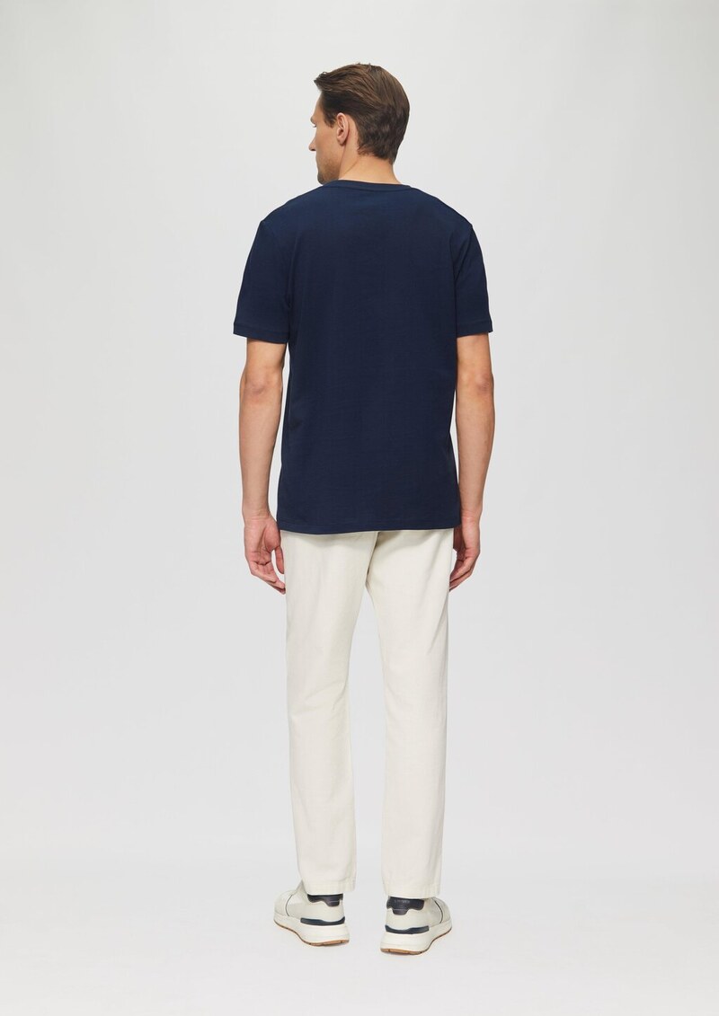 Baumwoll-T-Shirt mit Logo-Print