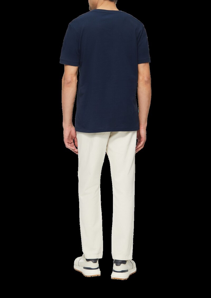 Baumwoll-T-Shirt mit Logo-Print