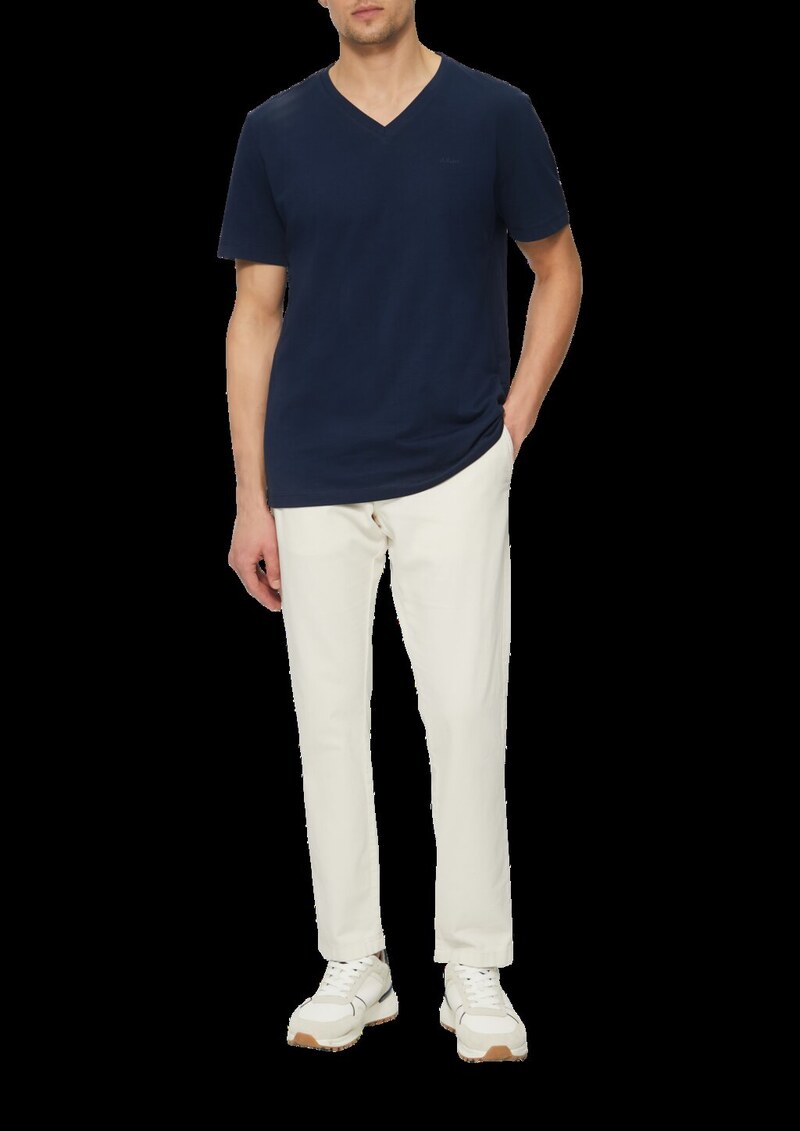 Baumwoll-T-Shirt mit Logo-Print