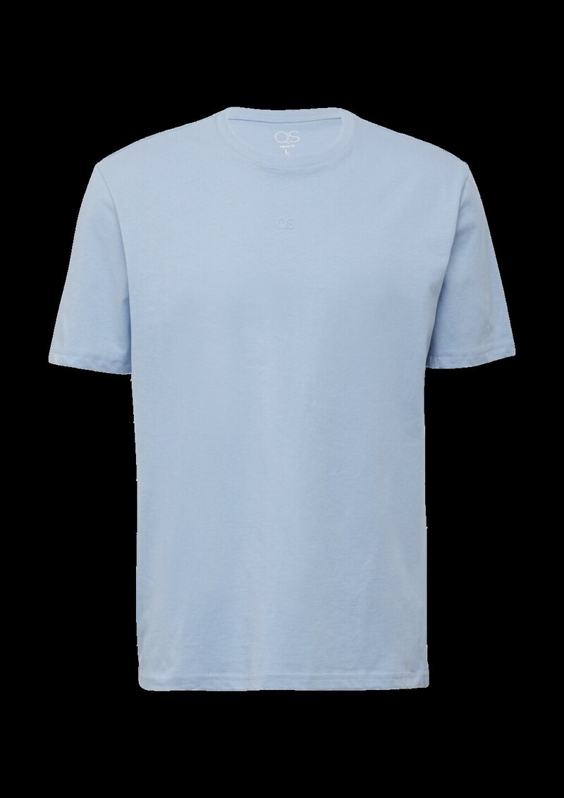 Basic Rundhals T-Shirt mit Logo-Druck