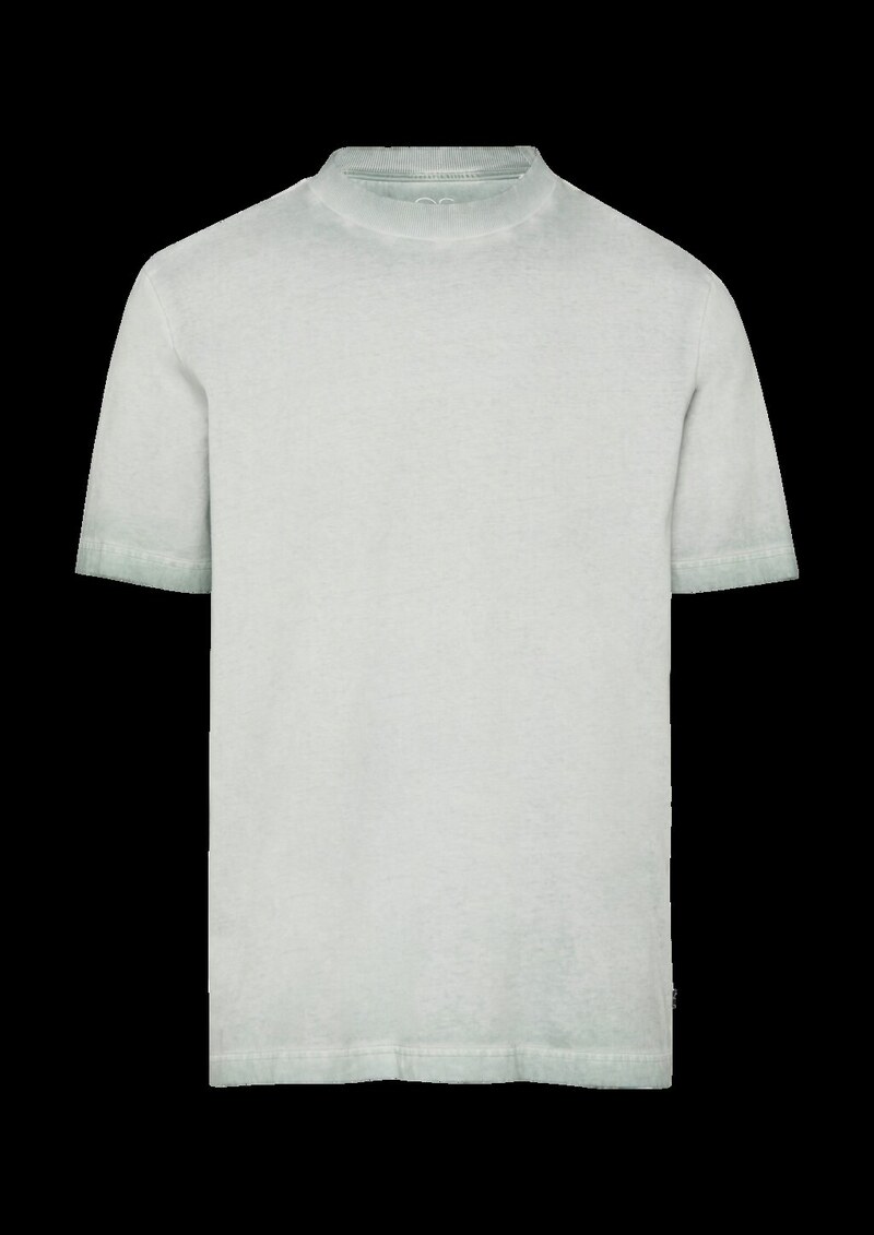 Rundhals T-Shirt mit Wascheffekt