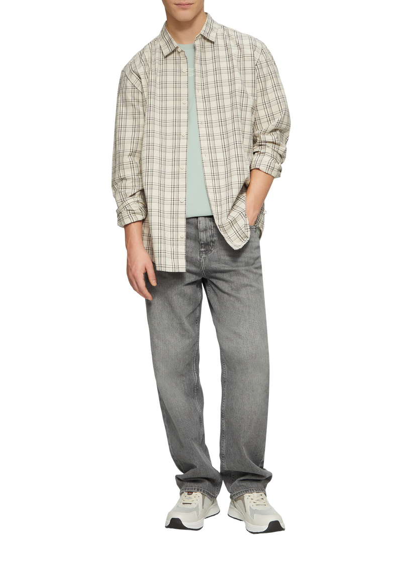 Basic Rundhals T-Shirt mit Frontprint