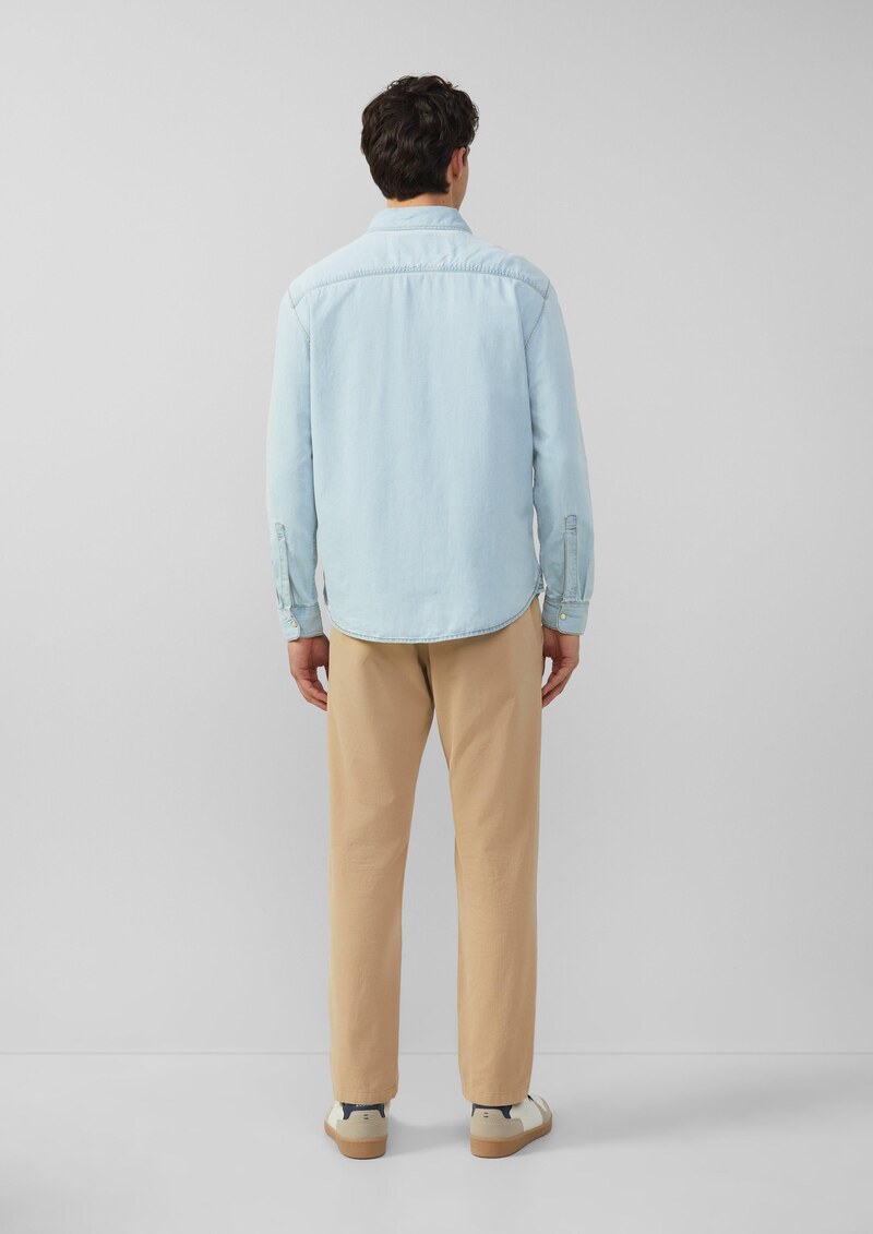 Regular Fit: Denim-Hemd im Western-Stil