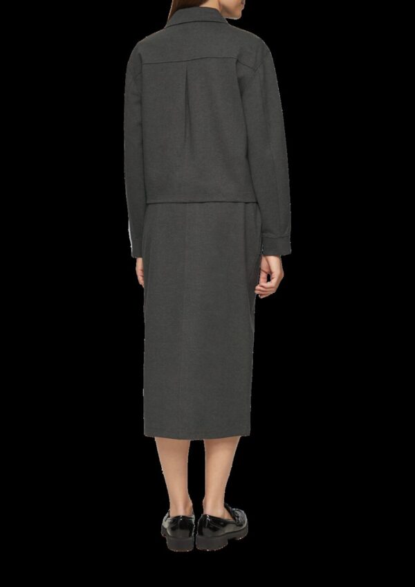 Geknöpfte Jacke aus Interlock-Jersey