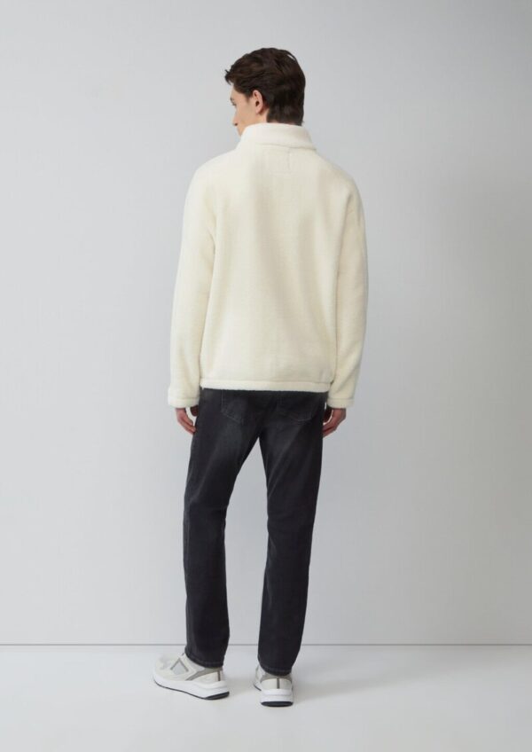 Fleecejacke aus Teddy-Plüsch