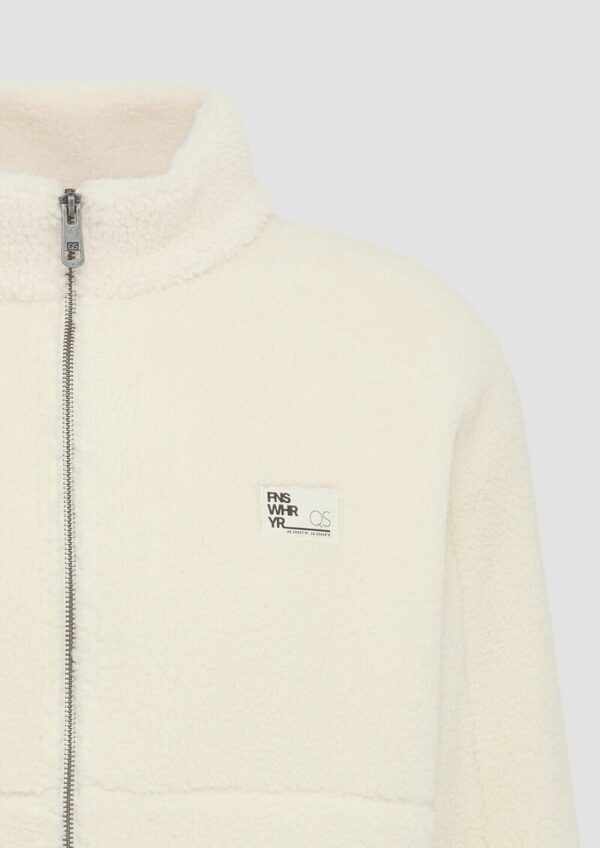 Fleecejacke aus Teddy-Plüsch