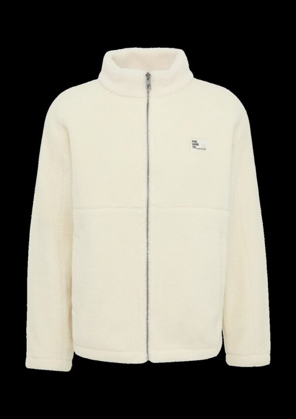 Fleecejacke aus Teddy-Plüsch