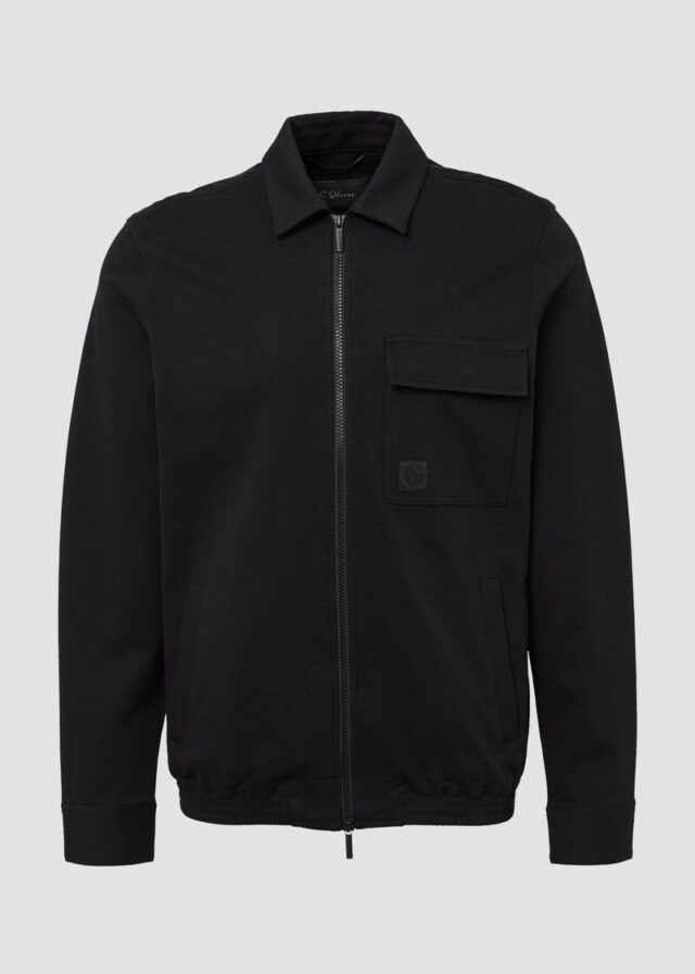 Sportive Jacke aus hochwertigem Baumwollstretch