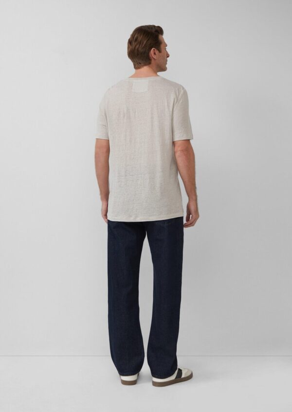 Hochwertiges Flammgarn-Shirt aus Leinen