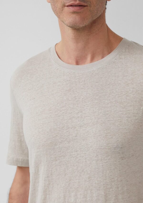 Hochwertiges Flammgarn-Shirt aus Leinen