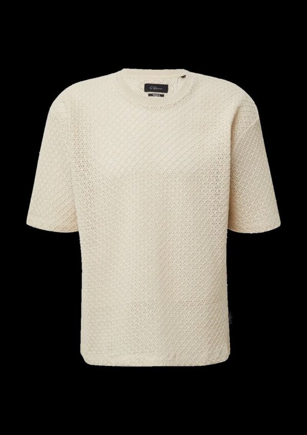 Häkel-T-Shirt im Relaxed Fit aus Baumwolle