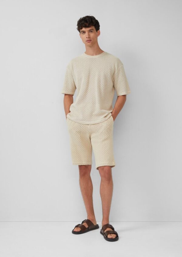 Häkel-T-Shirt im Relaxed Fit aus Baumwolle