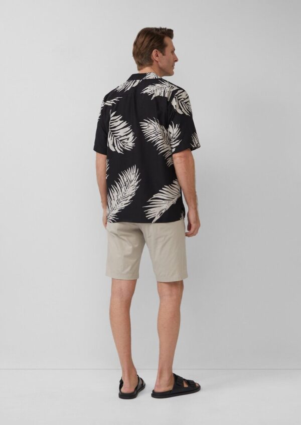 Resort Fit: Kurzarmhemd aus Viskosemix