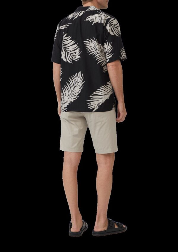 Resort Fit: Kurzarmhemd aus Viskosemix