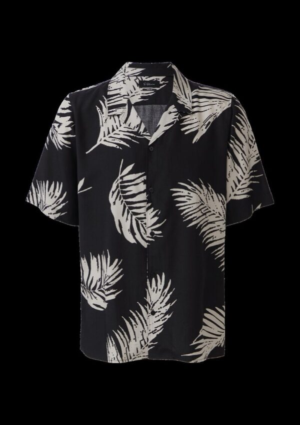 Resort Fit: Kurzarmhemd aus Viskosemix