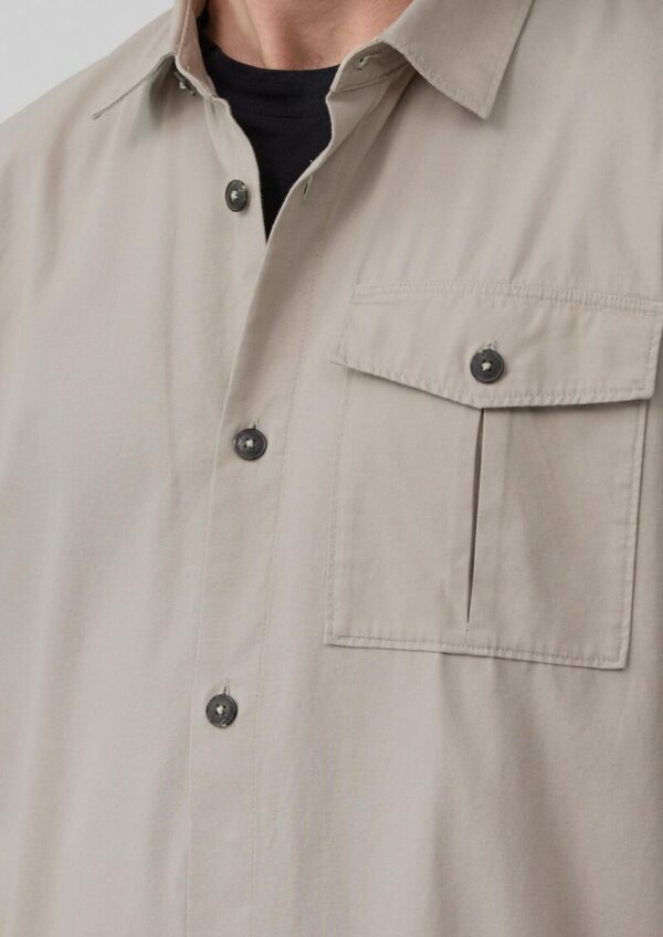 Softes Overshirt im Relaxed Fit mit Eingrifftaschen