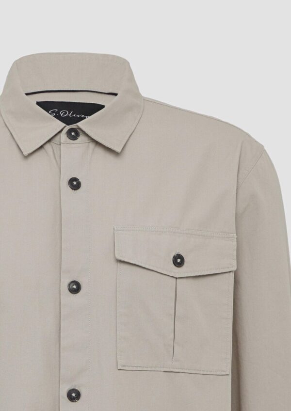 Softes Overshirt im Relaxed Fit mit Eingrifftaschen