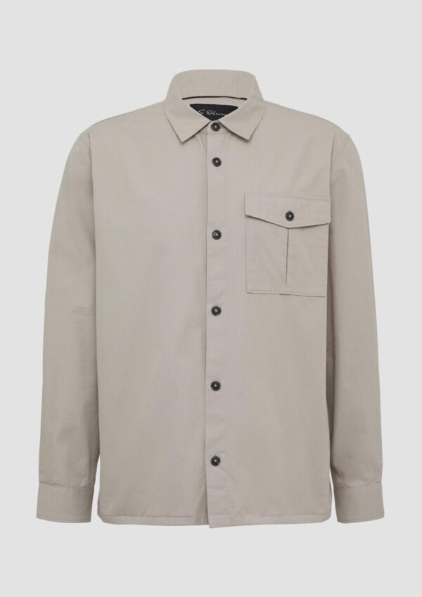 Softes Overshirt im Relaxed Fit mit Eingrifftaschen
