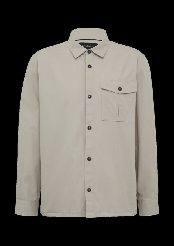 Softes Overshirt im Relaxed Fit mit Eingrifftaschen