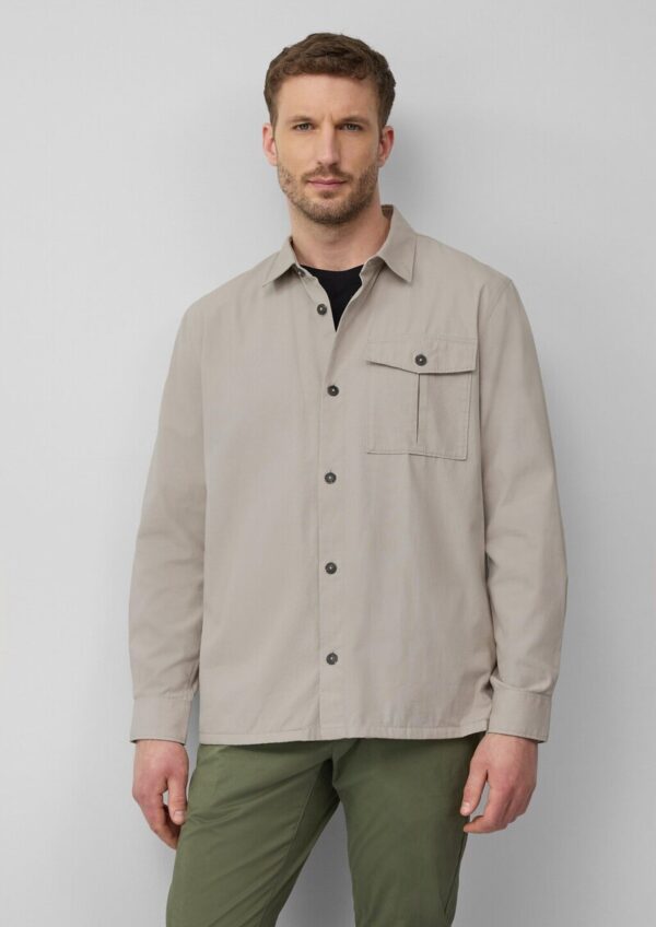 Softes Overshirt im Relaxed Fit mit Eingrifftaschen