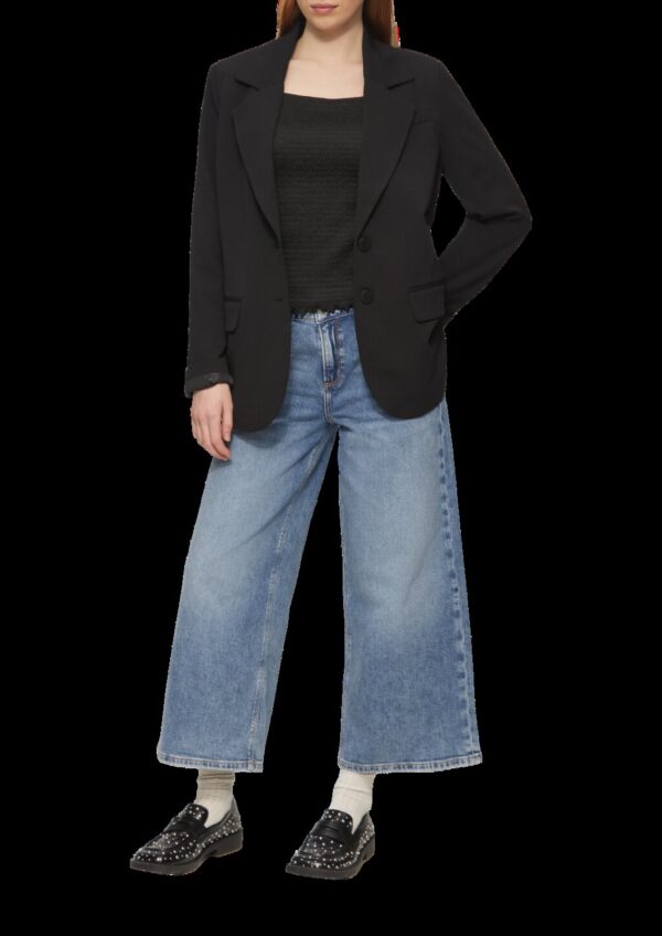 Smok-Shirt mit Tüllärmeln