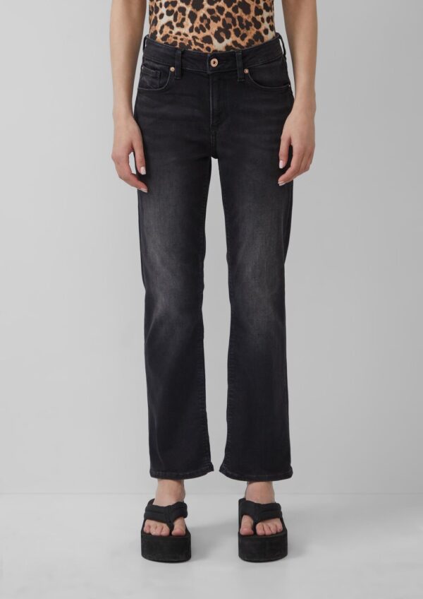 Ankle-Jeans Catie / Slim Fit / Mid Rise / Straight Leg / Super Stretch