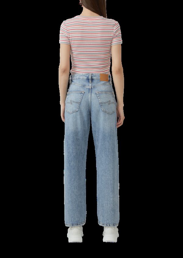 schmal geschnittenes Ringelshirt