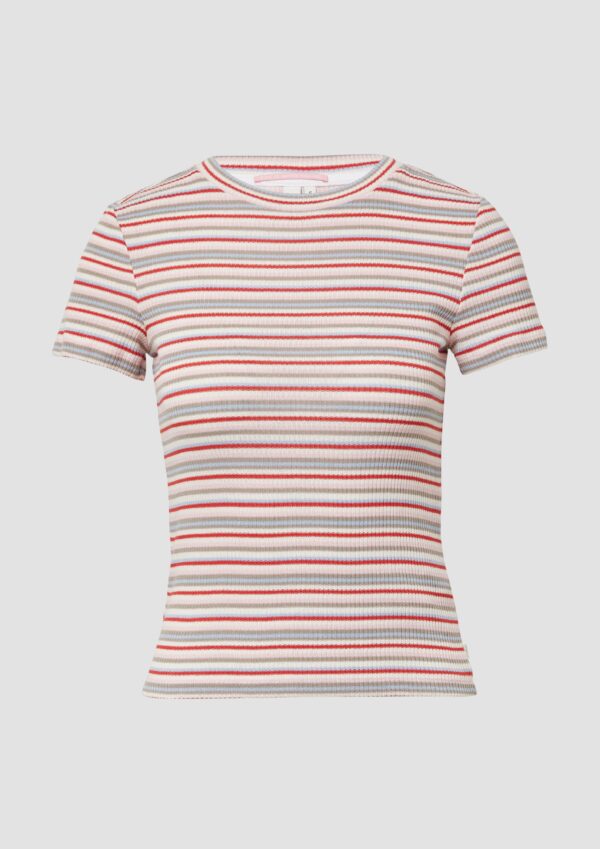 schmal geschnittenes Ringelshirt