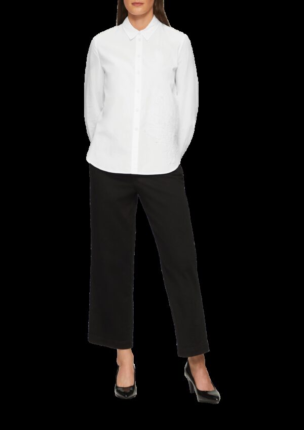 Hemdbluse im Relaxed Fit mit Applikation