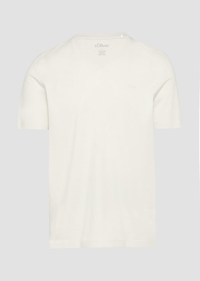 Baumwoll-T-Shirt mit Logo-Print