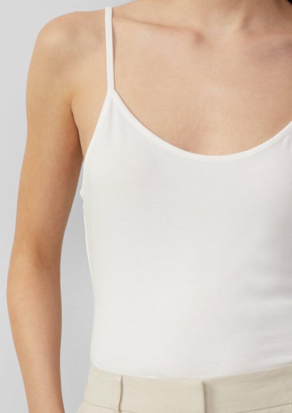 Spaghettiträger-Top im Slim Fit aus Viskosemix