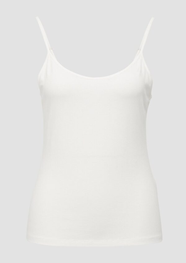 Spaghettiträger-Top im Slim Fit aus Viskosemix