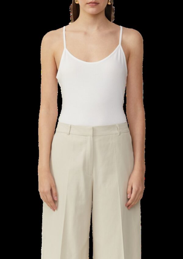 Spaghettiträger-Top im Slim Fit aus Viskosemix