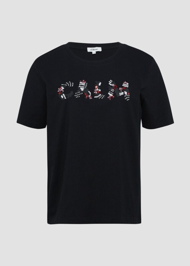 Jersey-T-Shirt im Relaxed Fit mit Artwork