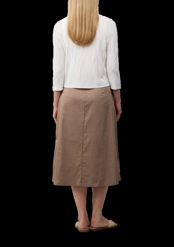 Kurzer Cardigan mit Strukturmuster und 3/4-Ärmeln