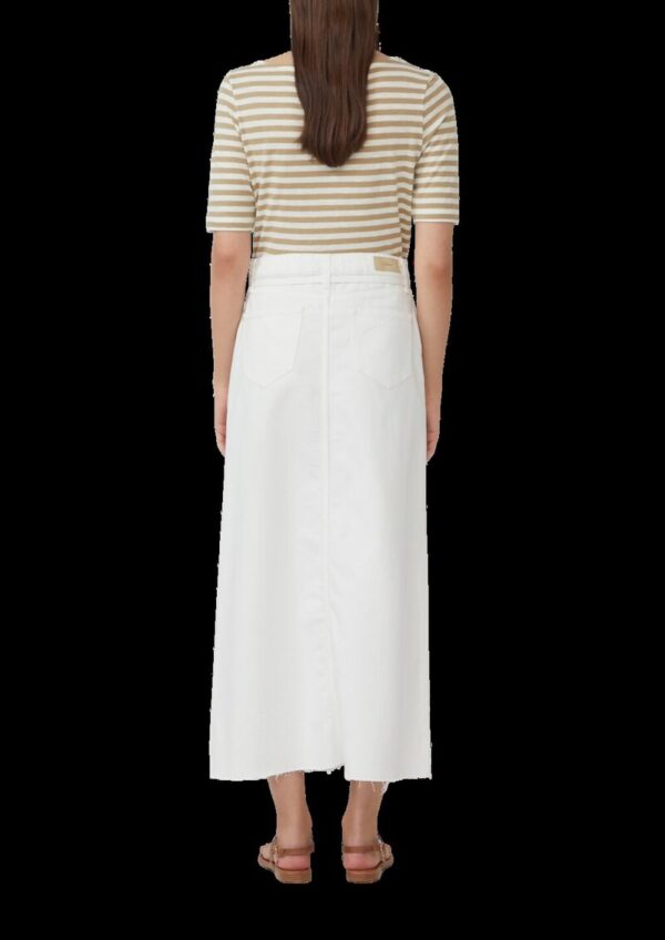 Jeansrock in A-Shape mit offenem Saum