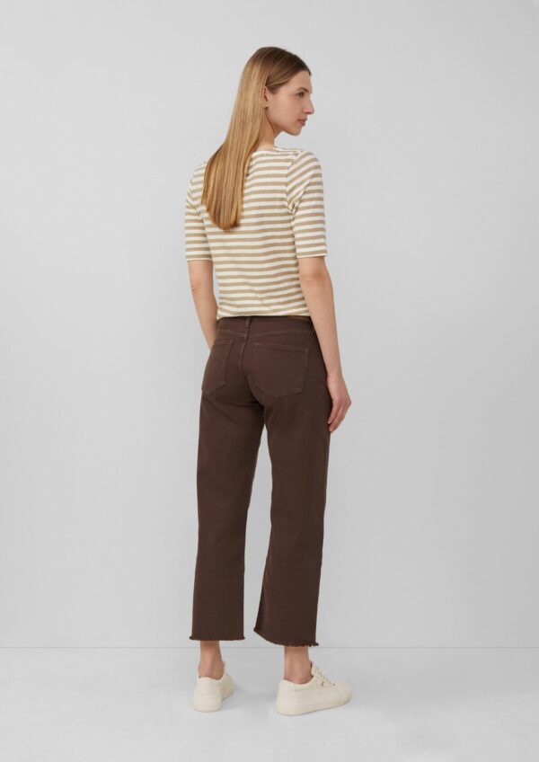 Cropped Jeans Karolin / Regular Fit / Mid Rise / Straight Leg / offener Saum