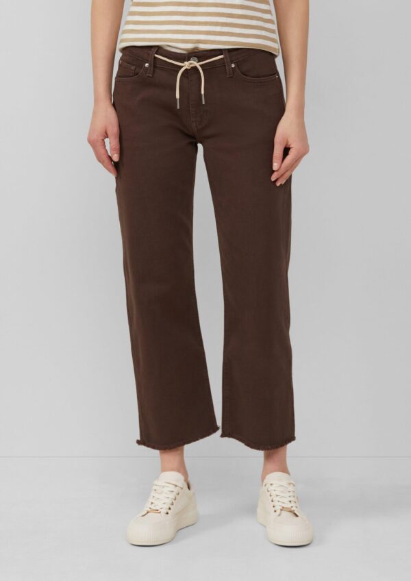 Cropped Jeans Karolin / Regular Fit / Mid Rise / Straight Leg / offener Saum