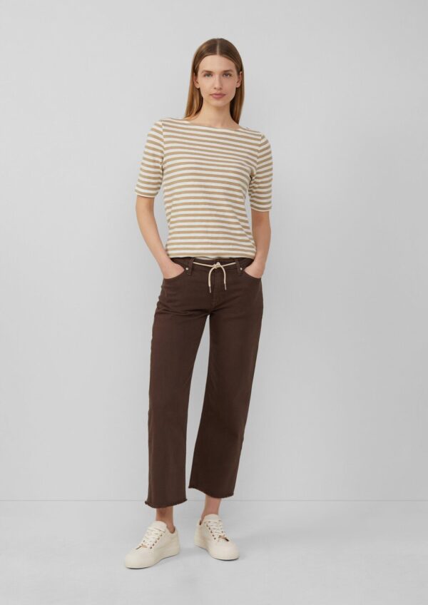 Cropped Jeans Karolin / Regular Fit / Mid Rise / Straight Leg / offener Saum