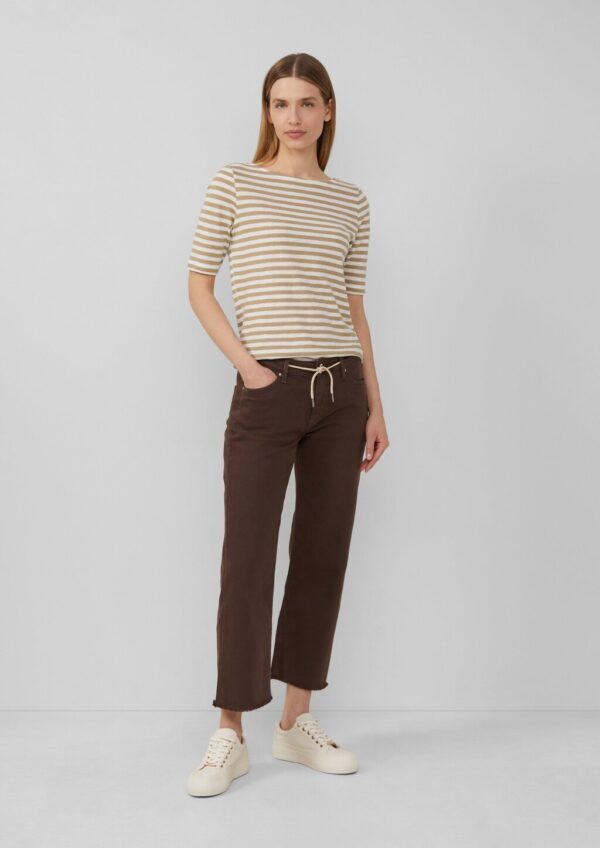 Cropped Jeans Karolin / Regular Fit / Mid Rise / Straight Leg / offener Saum